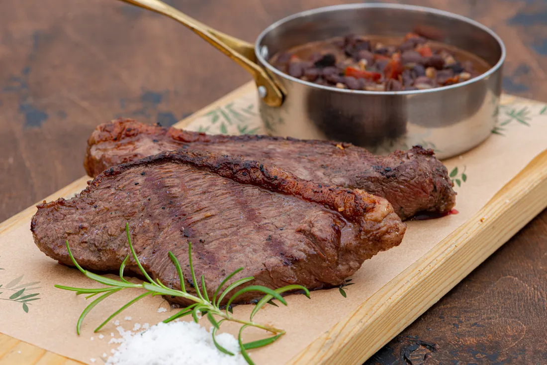 Picanha na brasa